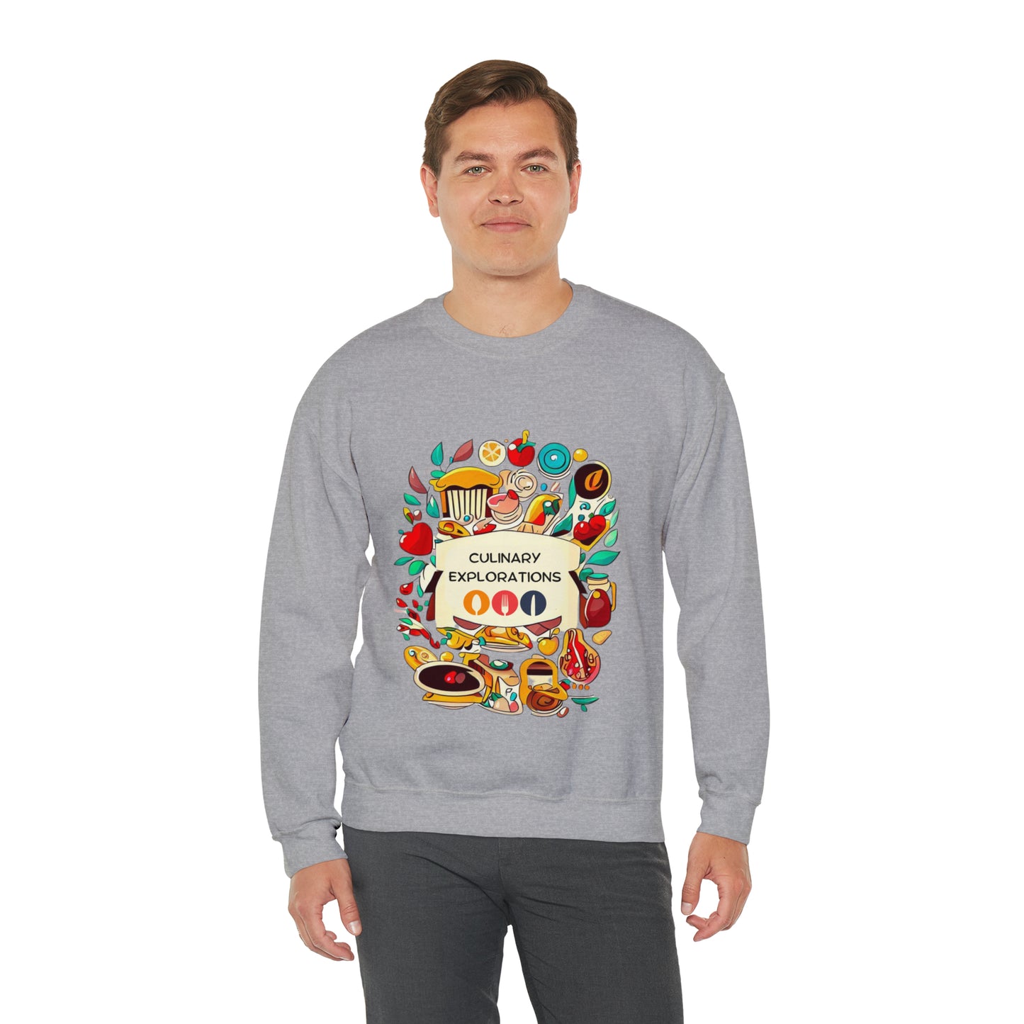 Culinary Explorations Sweatshirt | Foodie Adventures Unisex Sweatshirt