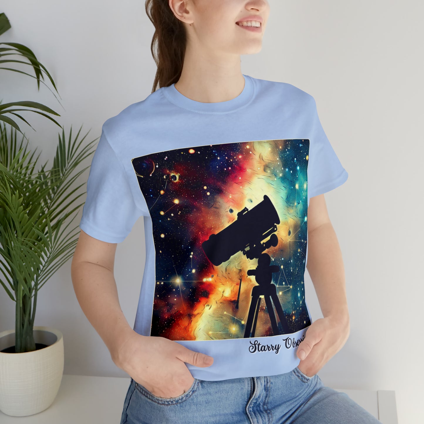 Starry Obsessions: Astronomy Enthusiast Unisex Tee | Galactic Explorer T-Shirts