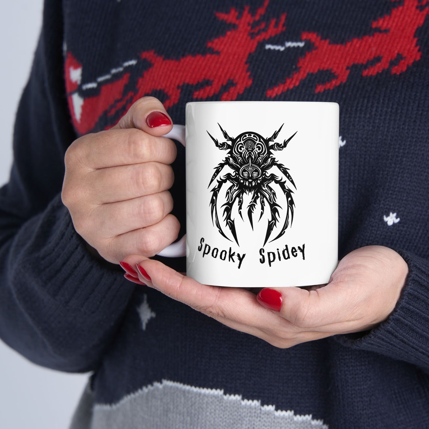 Spooky Spider Mug, Be Like No One (BLN1) Mugs, Ceramic Mug 11oz