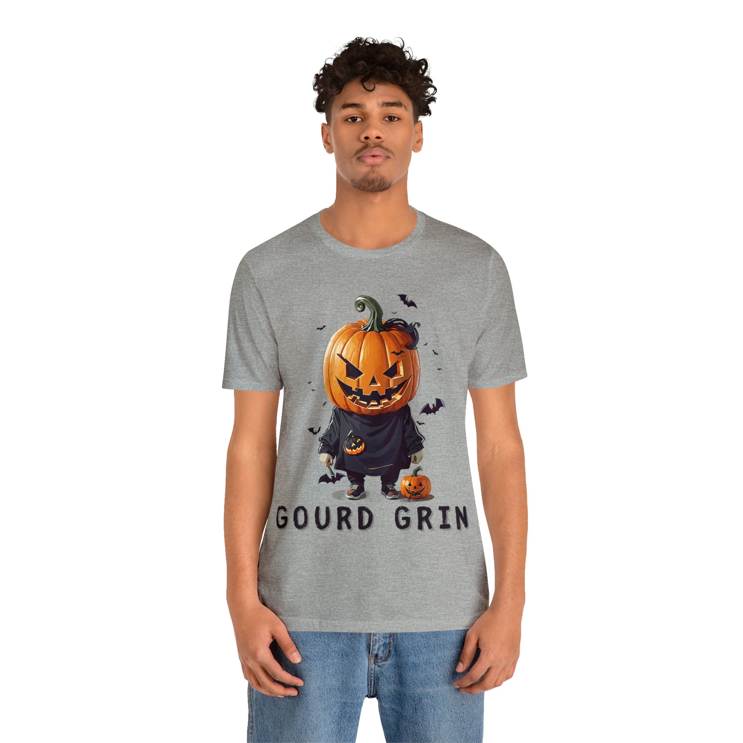 Playful Jack-o'-Lantern Watercolor: Softly Lit Halloween Tee | Halloween Vibes Tee