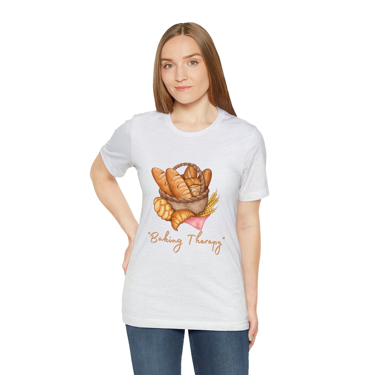 Bake Away Stress: Baking Therapy Unisex Tee | Whisking Serenity T-Shirts