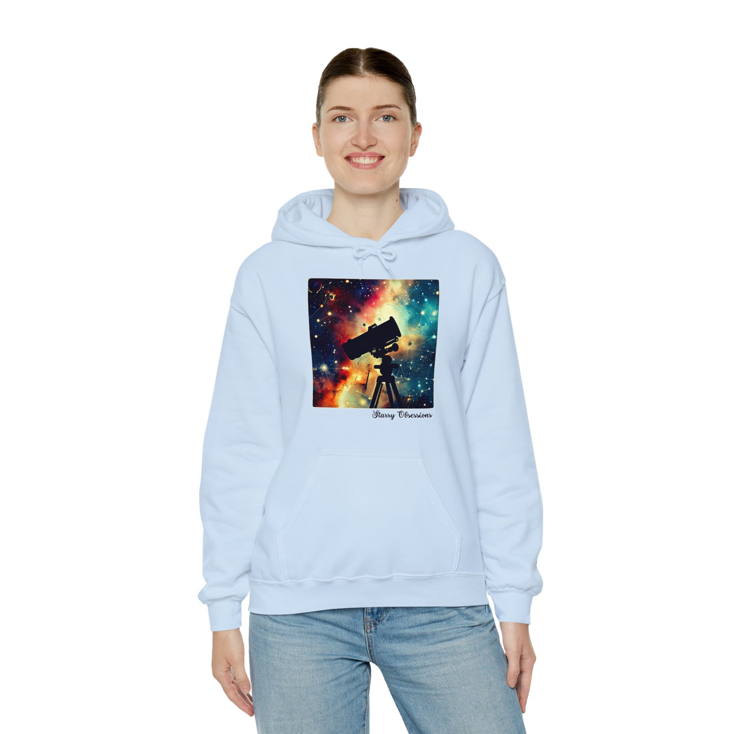 Starry Obsessions: Astronomy Enthusiast Unisex Hoodie | Galactic Explorer Hoodies