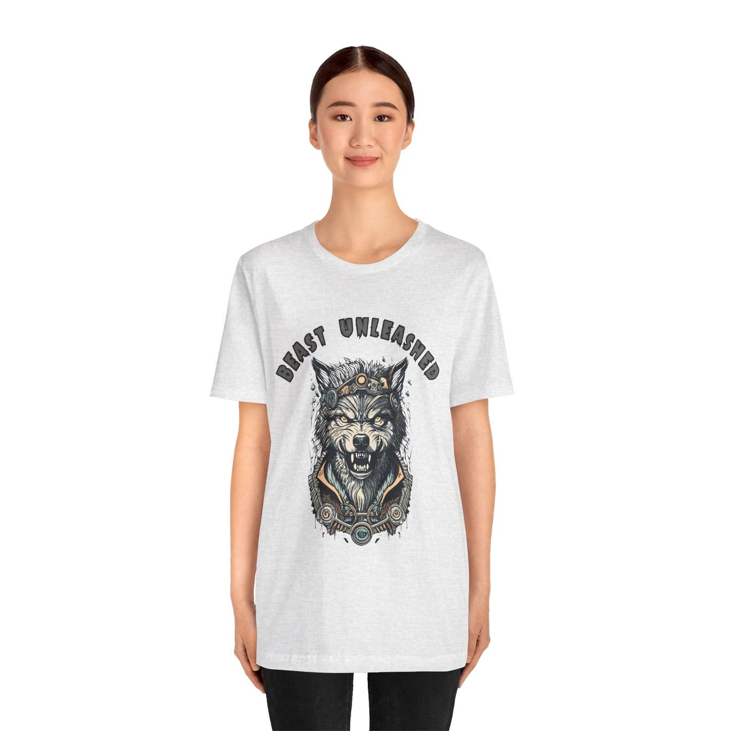 Dramatic Werewolf Transformation: Unleash the Beast T-Shirt | Halloween Vibes Tee