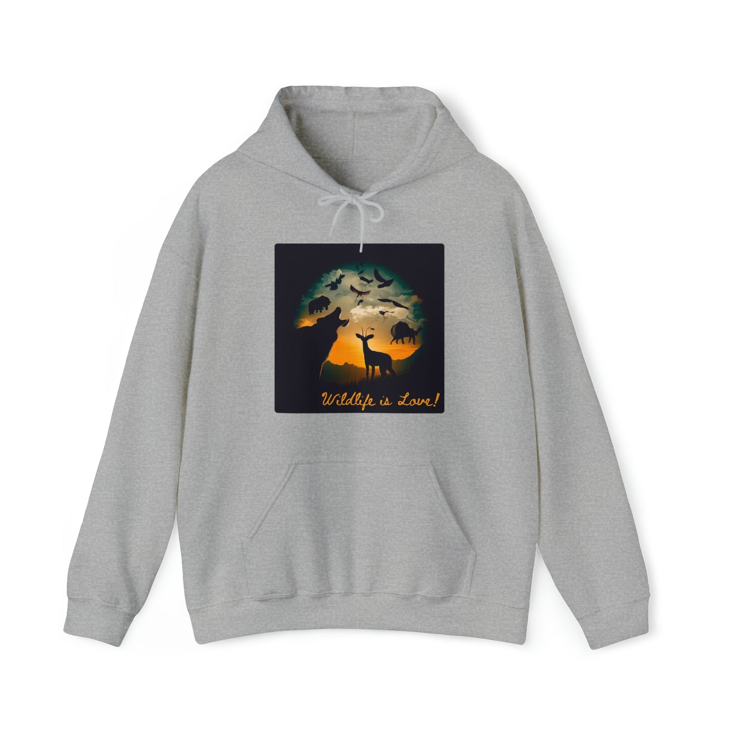 Nature's Companions: Wildlife Lover Unisex Hoodie | Creature Enthusiast Hoodies