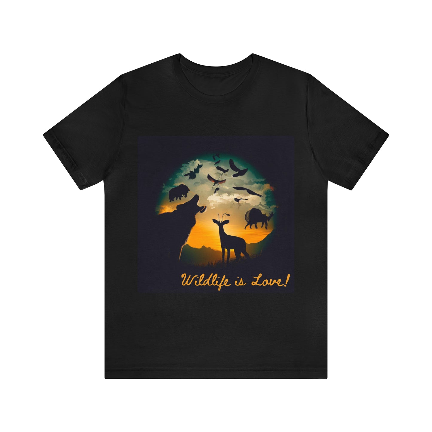 Nature's Companions: Wildlife Lover Unisex Tee | Creature Enthusiast T-Shirts