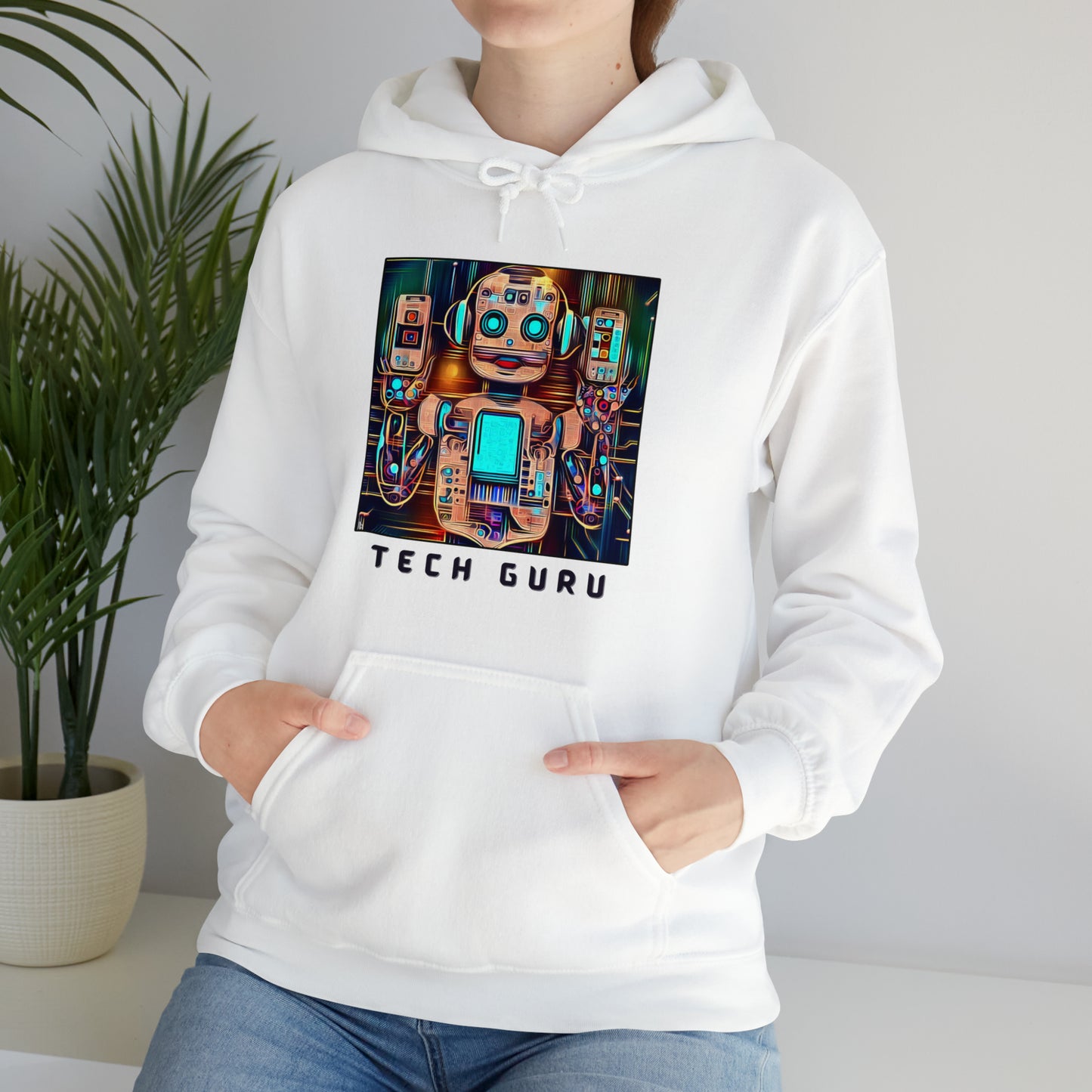 Digital Savvy: Tech Guru Unisex Hoodie | Electronics Enthusiast Hoodies