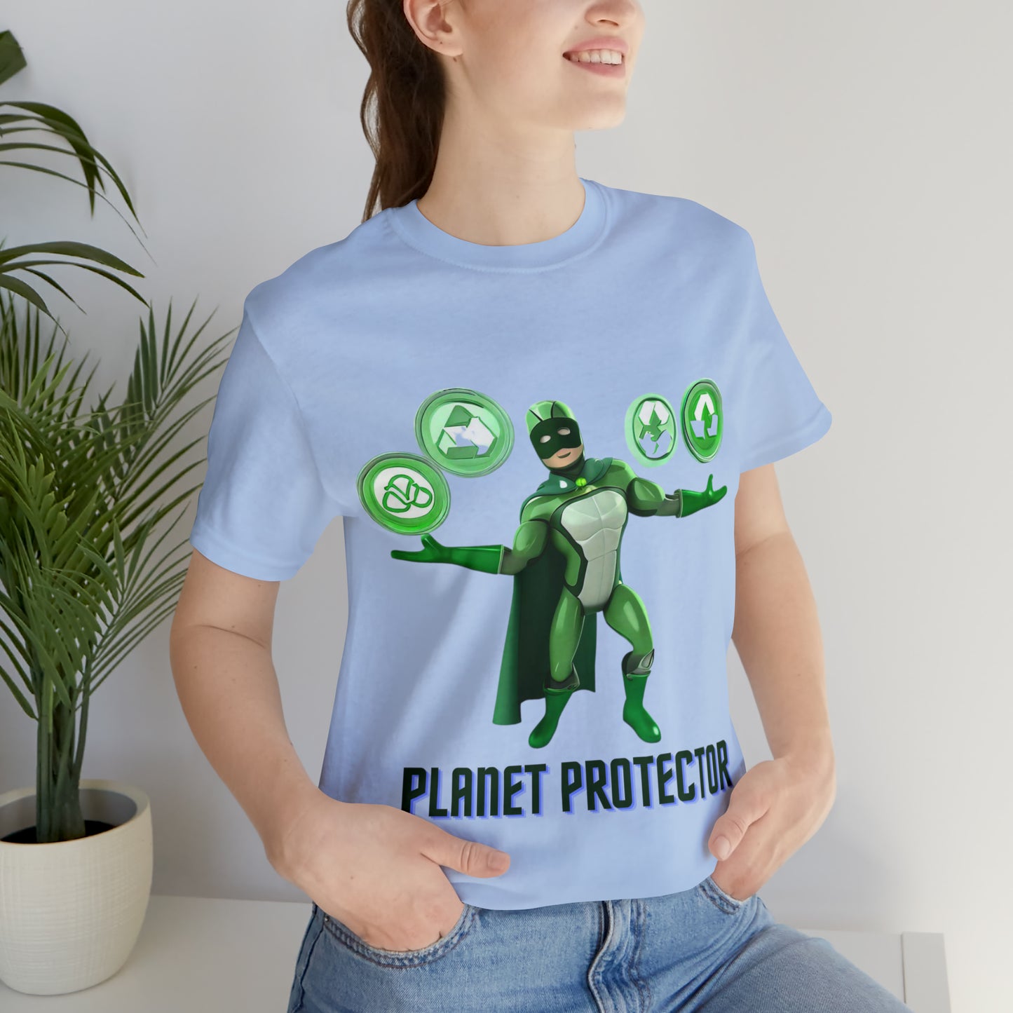 Earth's Guardian: Sustainable Superhero Unisex Tee | Champion of Sustainability T-Shirts