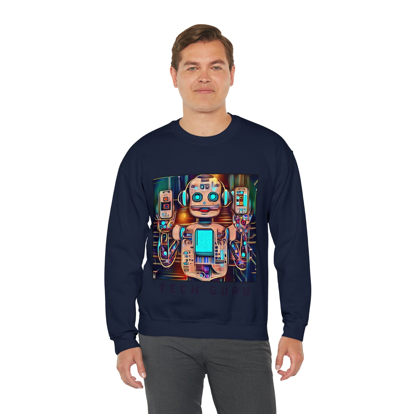 Digital Savvy Sweatshirt | Tech Guru Unisex Sweatshirt