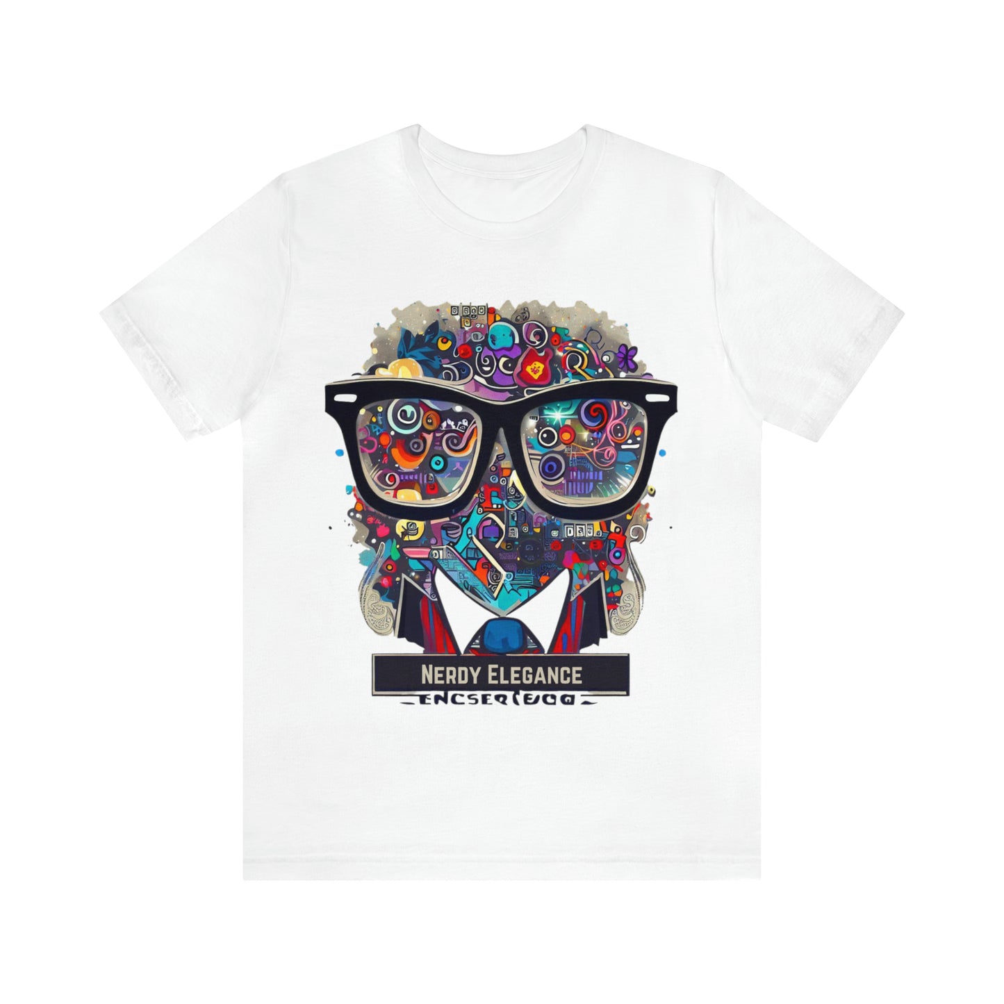 Nerd Elegance: Geek Chic Unisex Tee with Assorted Icon | Smart Style T-Shirts