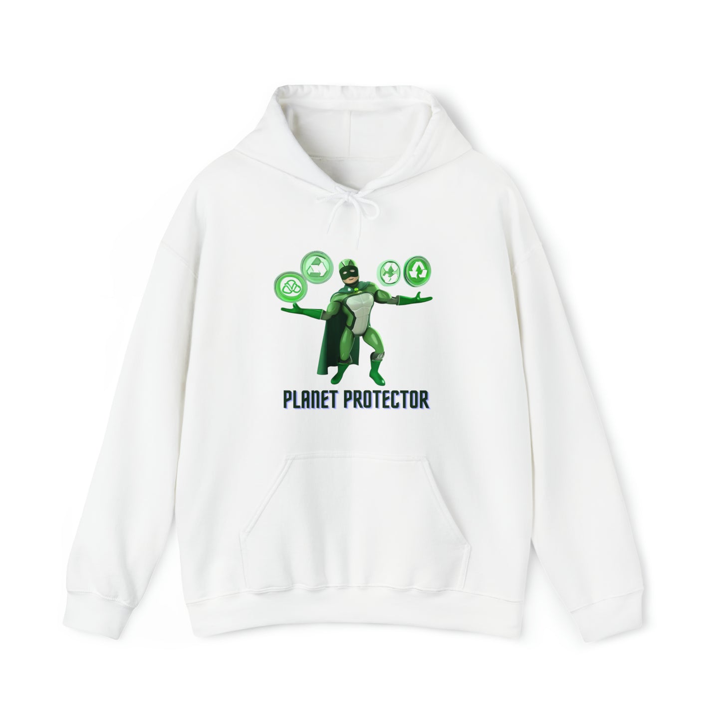 Earth's Guardian: Sustainable Superhero Unisex Hoodie | Champion of Sustainability Hoodies