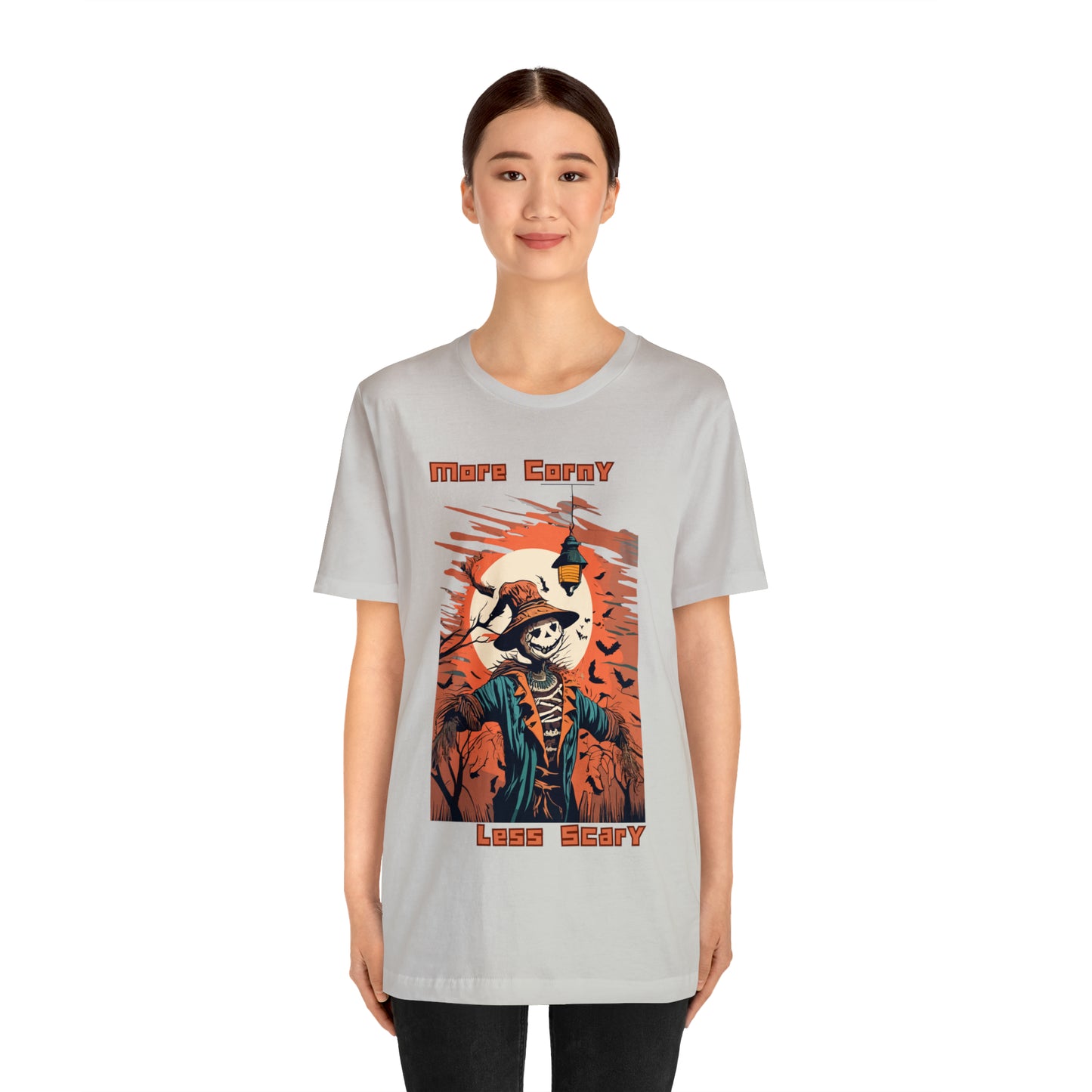 Unsettling Sinister Scarecrow: Modern Art T-Shirt | Halloween Vibes Tee