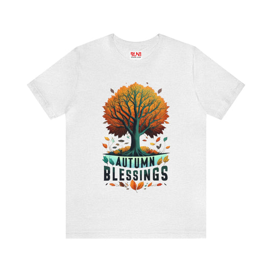 Autumn Blessings: Fall Foliage Unisex Tee | Harvest Serenity T-Shirts by Be Like No One (BLN1) - The Store