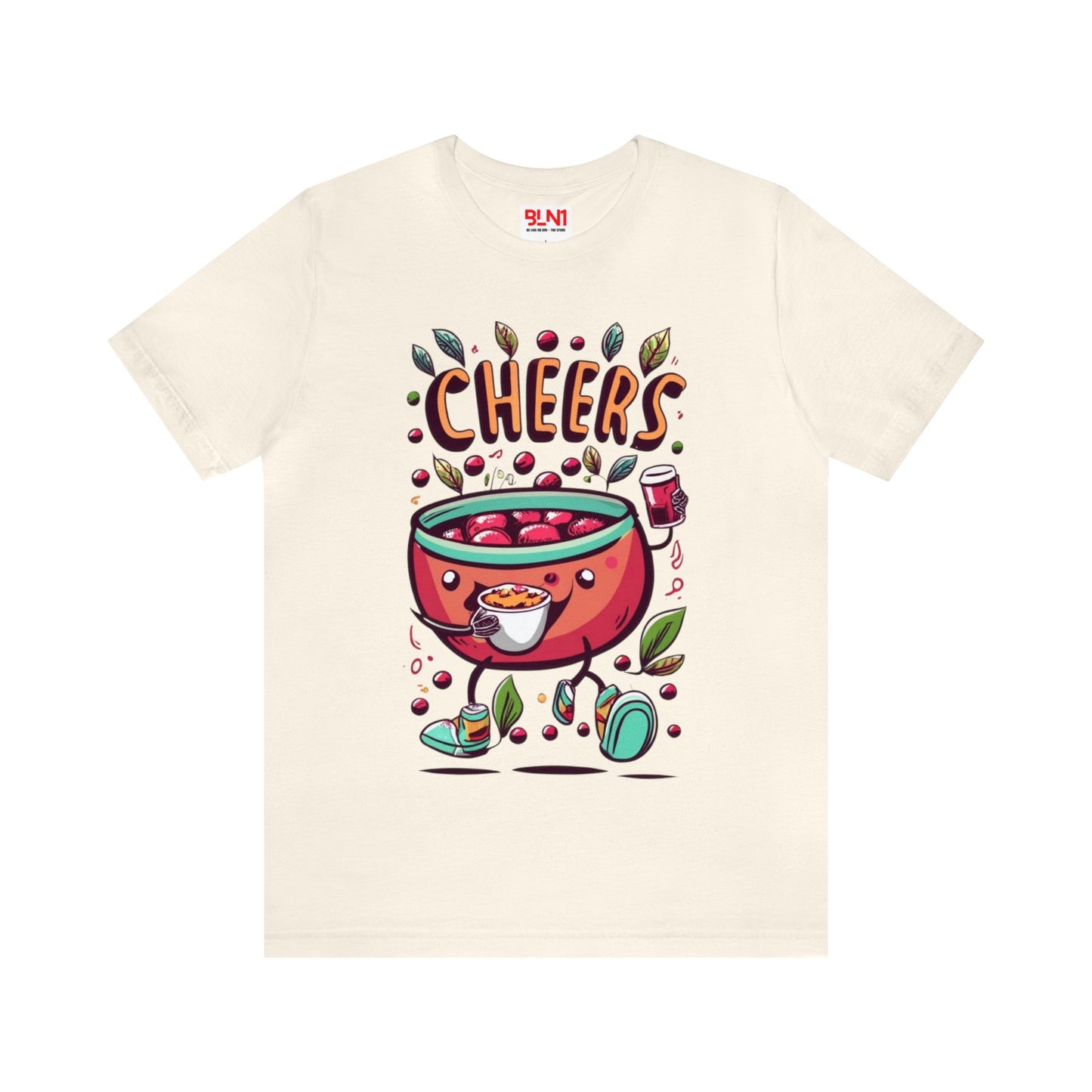 Cranberry Cheers: Thanksgiving Delight Unisex Tee | Festive Holiday T-Shirts by Be Like No One (BLN1) - The Store