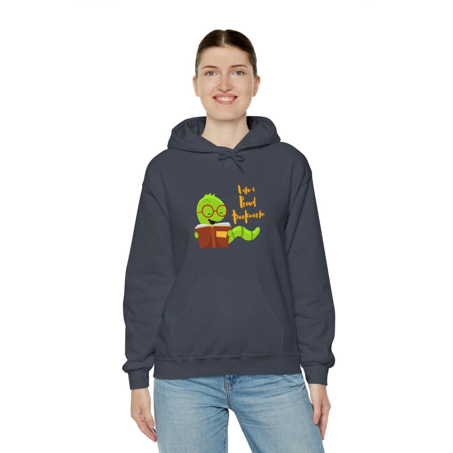 Literary Passion Unleashed: Bookworm & Proud Hoodie | Literary Passion Unleashed Unisex Hoodies