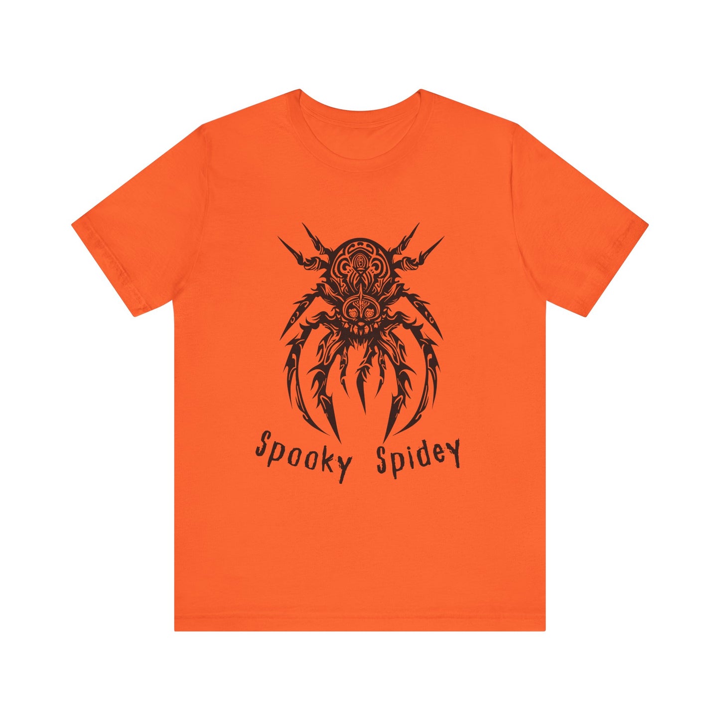 Foreboding Creepy Spider: Tribal Design T-Shirt | Halloween Vibes Tee