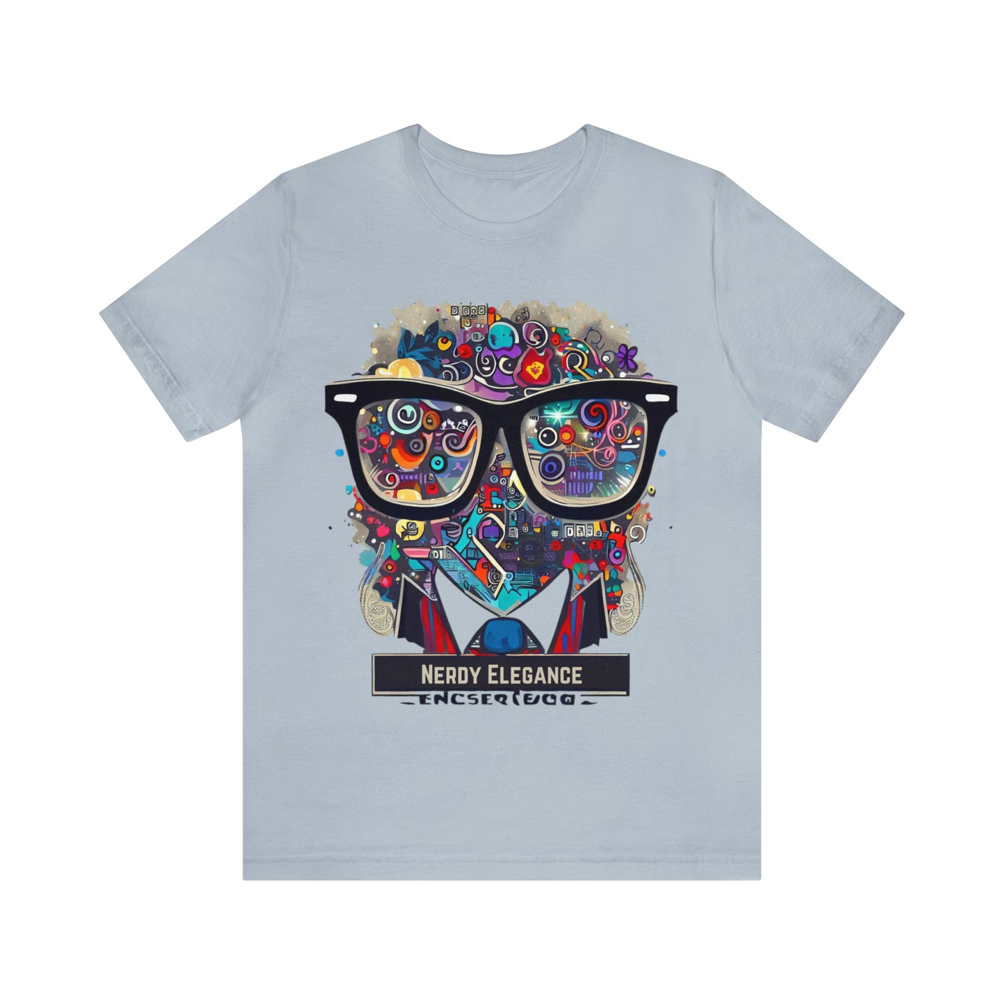 Nerd Elegance: Geek Chic Unisex Tee with Assorted Icon | Smart Style T-Shirts