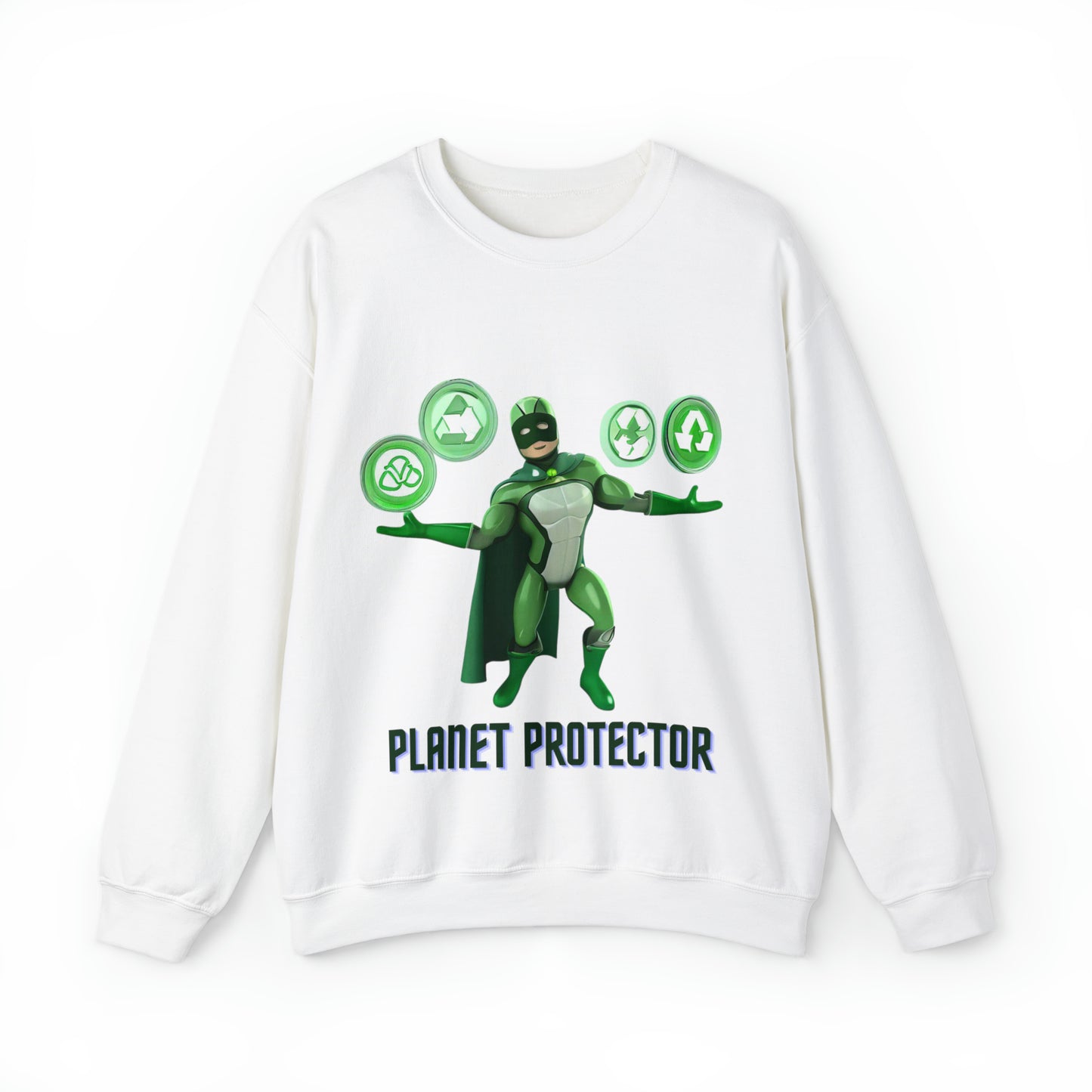 Earth's Guardian Sweatshirt | Sustainable Superhero Unisex Sweatshirt