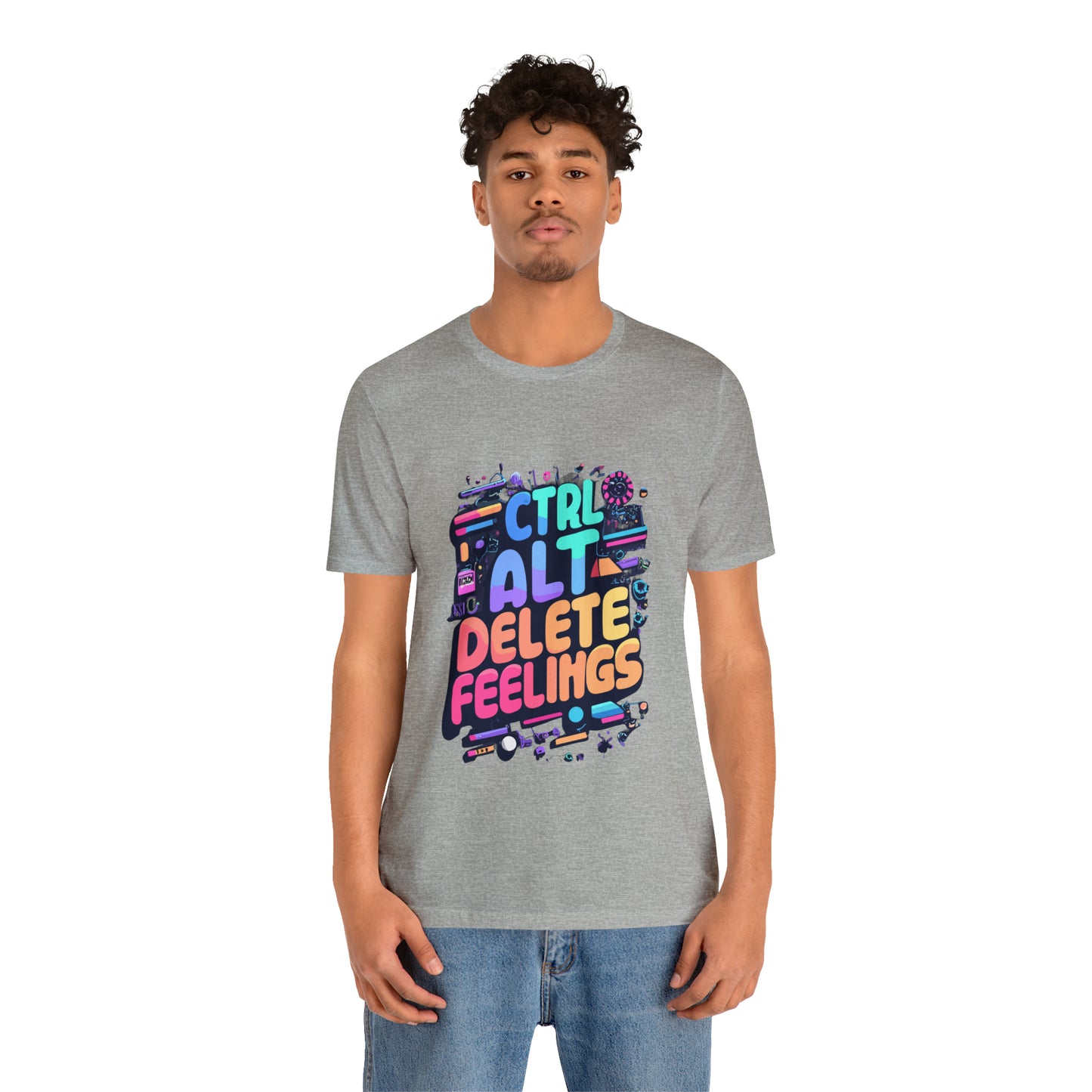 Ctrl+Alt+Delete Feelings: Embrace Emojis on This Tee! | Be Like No One(BLN1) T-Shirts