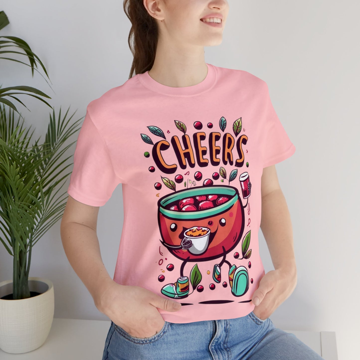 Cranberry Cheers: Thanksgiving Delight Unisex Tee | Festive Holiday T-Shirts by Be Like No One (BLN1) - The Store