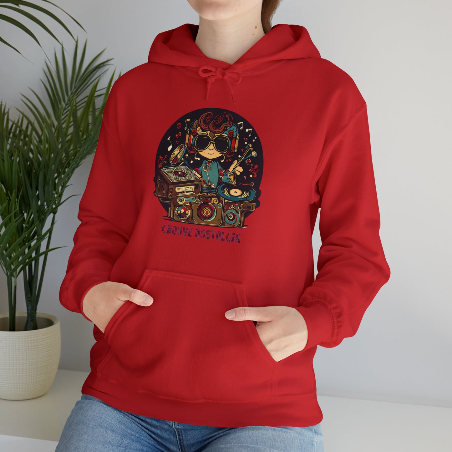 Groove Nostalgia: Vintage Vinyl Lover Unisex Hoodie | Retro Rhythms Hoodies