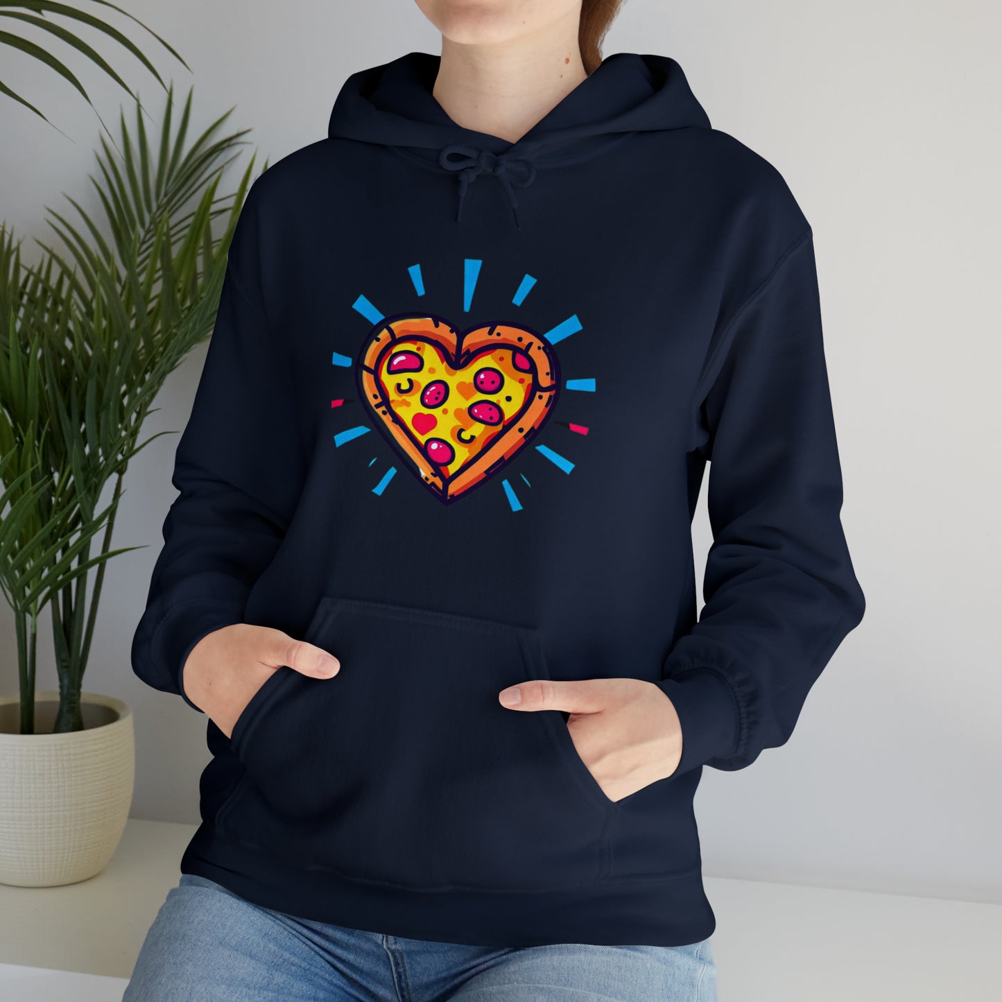 Slice of Love: Pizza My Heart Unisex Hoodie | Pizza Passion Hoodies