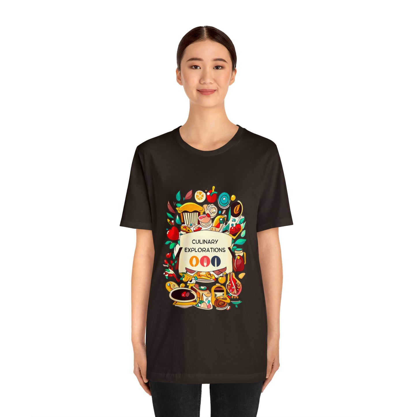 Culinary Explorations: Foodie Adventures Unisex Tee | Gourmet Journeys T-Shirts