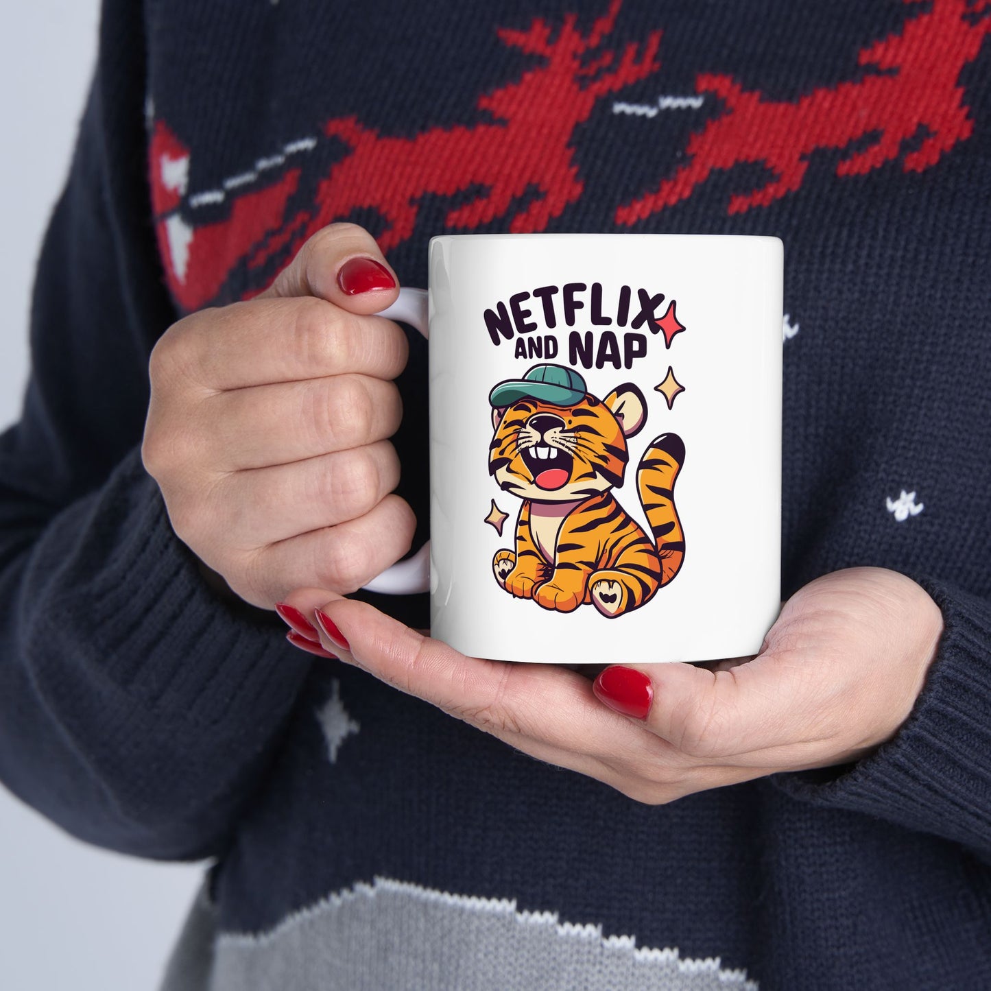 Netflix And Nap Mug, Be Like No One (BLN1) Mugs, Ceramic Mug 11oz