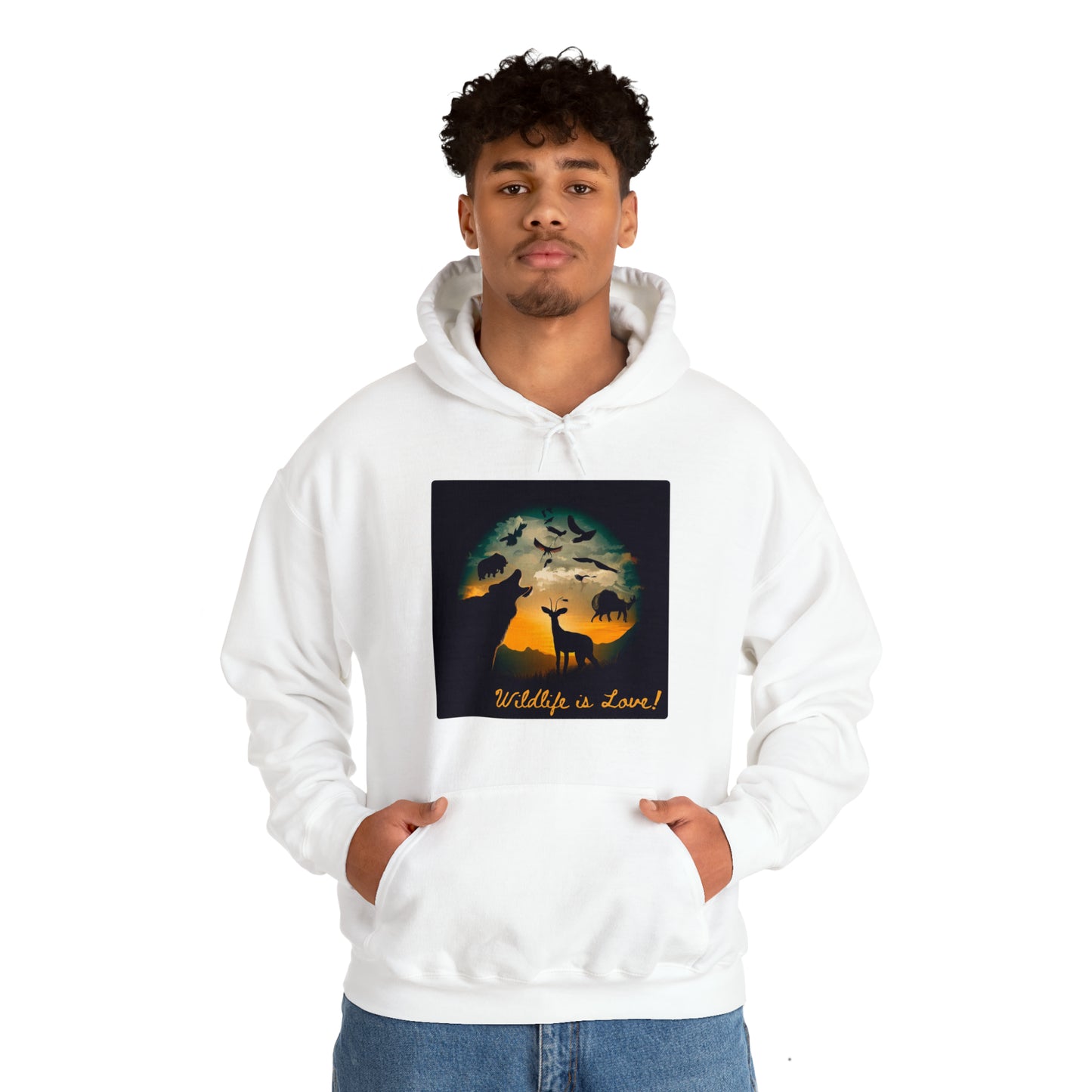 Nature's Companions: Wildlife Lover Unisex Hoodie | Creature Enthusiast Hoodies