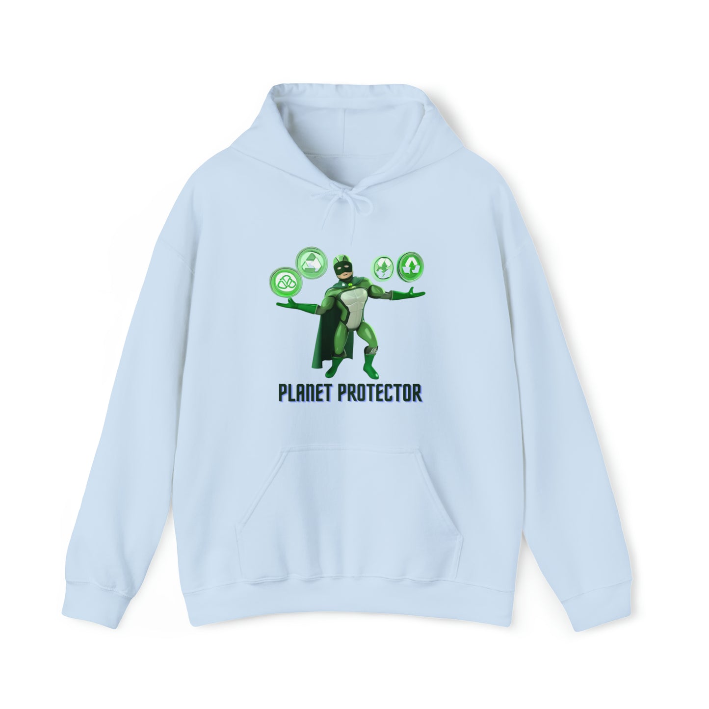 Earth's Guardian: Sustainable Superhero Unisex Hoodie | Champion of Sustainability Hoodies