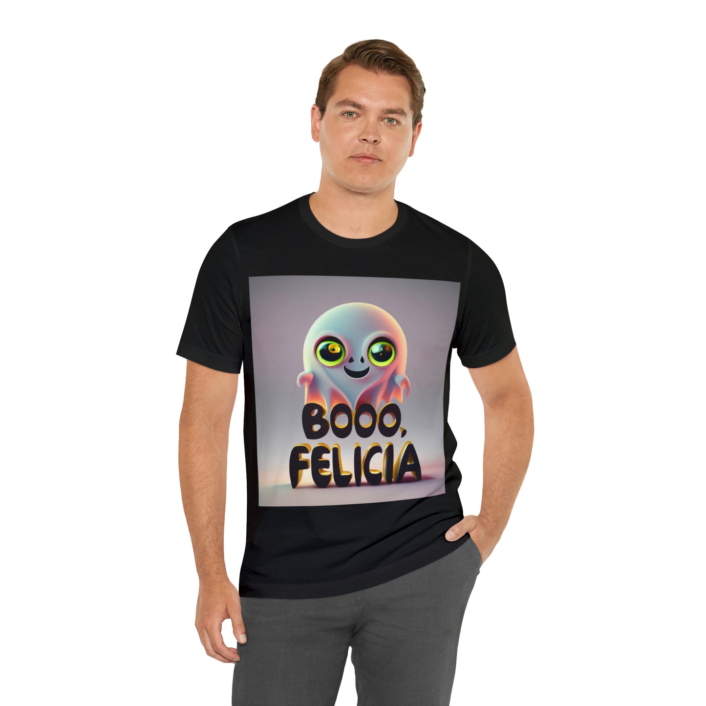 Boo Felicia Halloween T-shirt, Stylish Spooky Wear | Halloween Vibes Tee