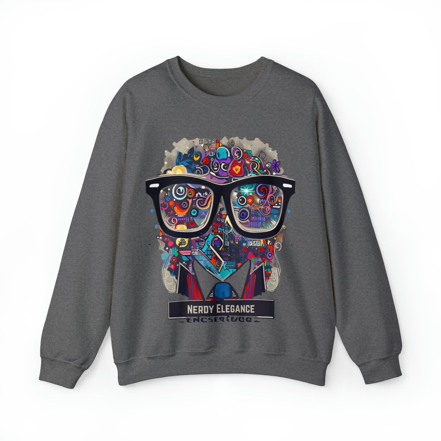 Nerd Elegance Sweatshirt | Geek Icon Unisex Sweatshirt