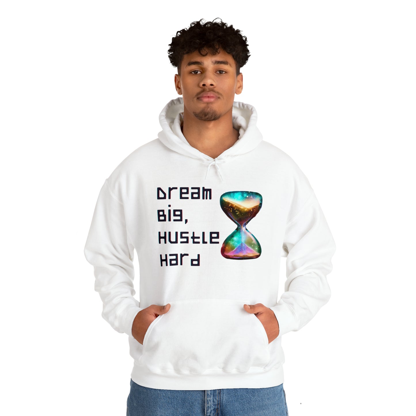 Achieve and Conquer: Dream Big, Hustle Hard Unisex Hoodie | Success Journey Hoodies