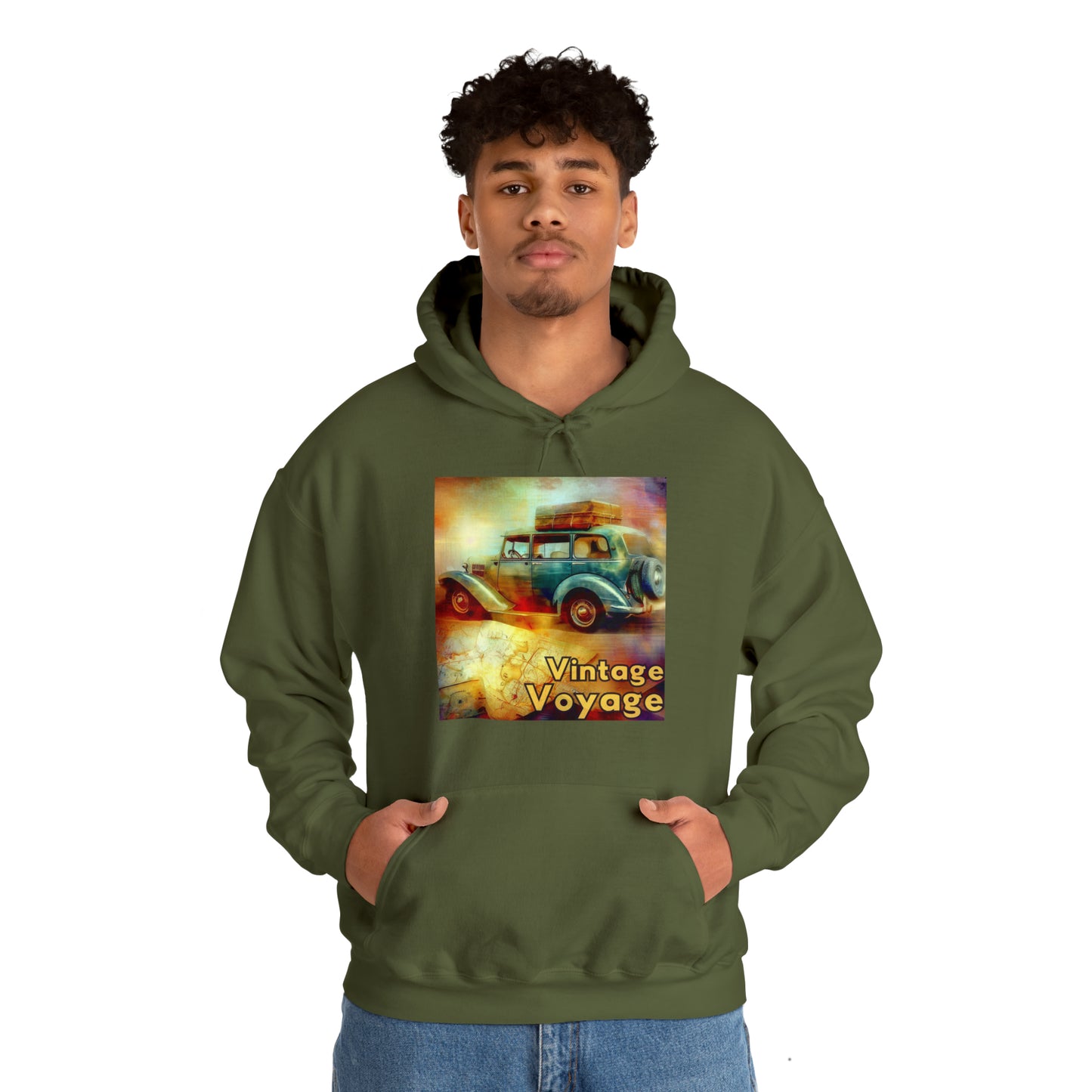 Vintage Voyage: Retro Roadtrip Unisex Hoodie | Classic Adventure Hoodies