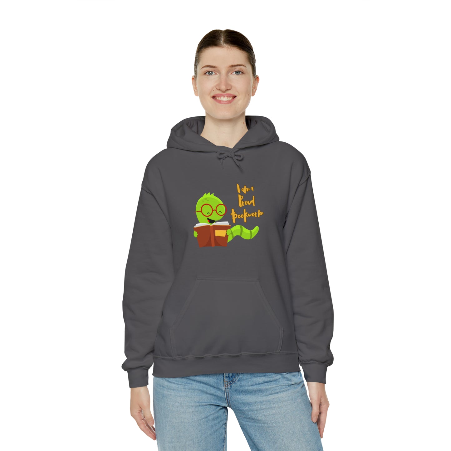 Literary Passion Unleashed: Bookworm & Proud Hoodie | Literary Passion Unleashed Unisex Hoodies