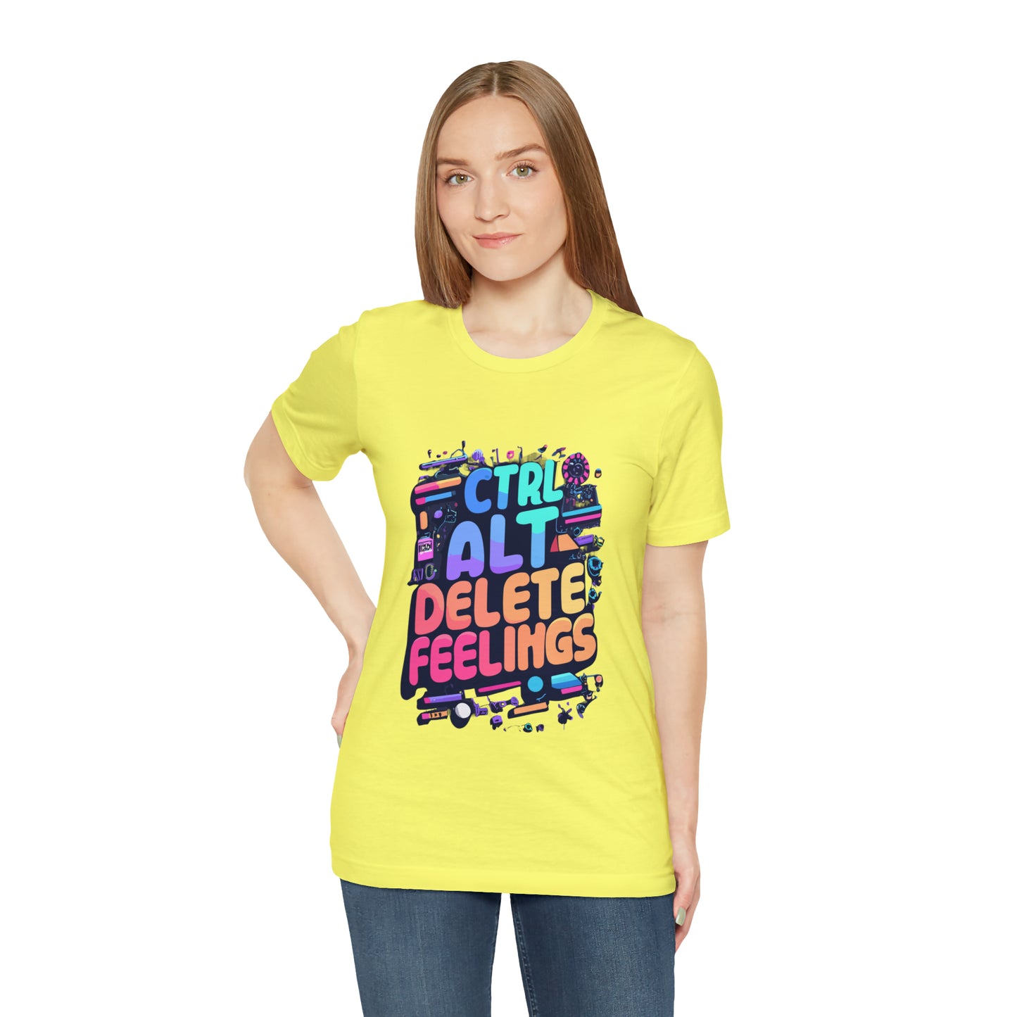 Ctrl+Alt+Delete Feelings: Embrace Emojis on This Tee! | Be Like No One(BLN1) T-Shirts