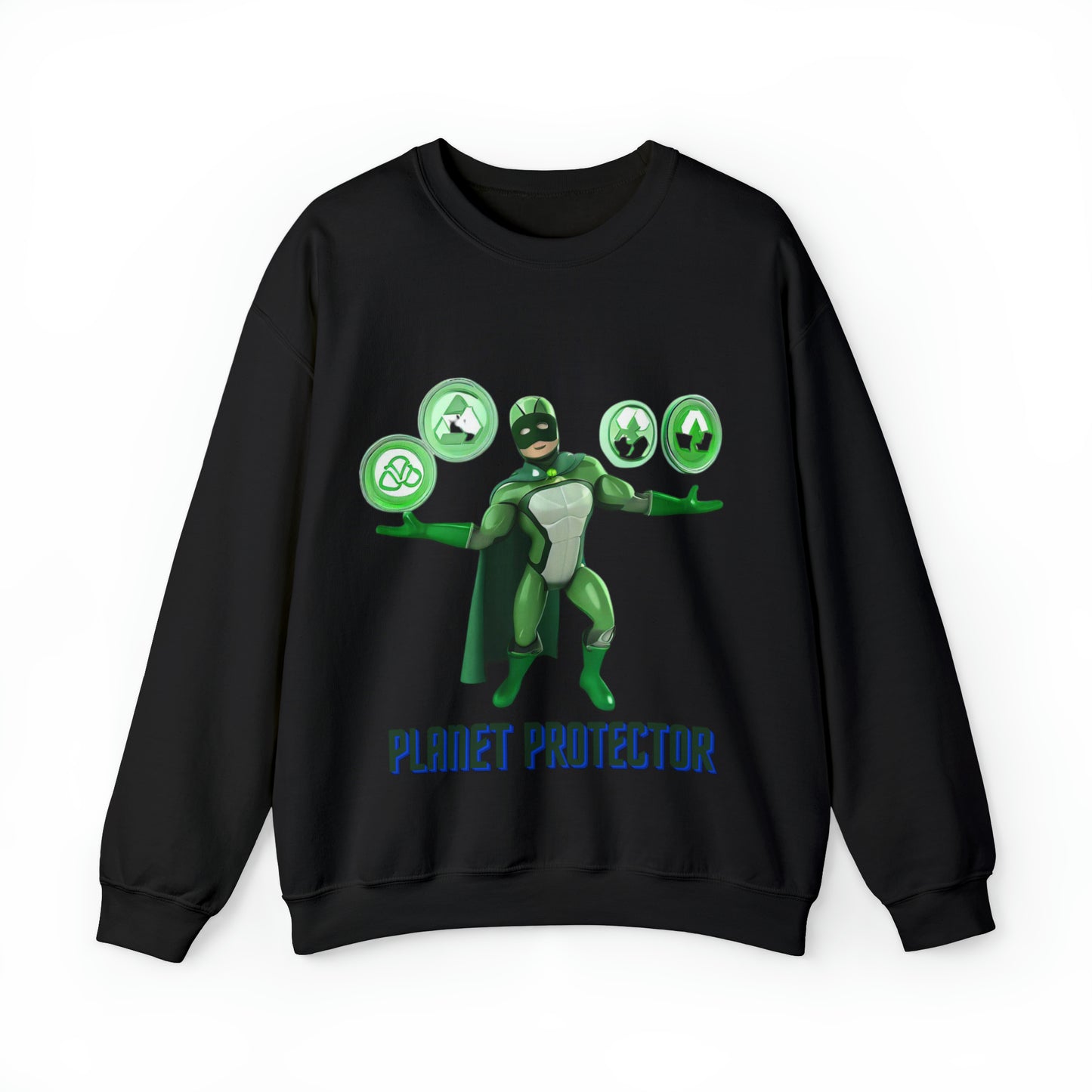 Earth's Guardian Sweatshirt | Sustainable Superhero Unisex Sweatshirt