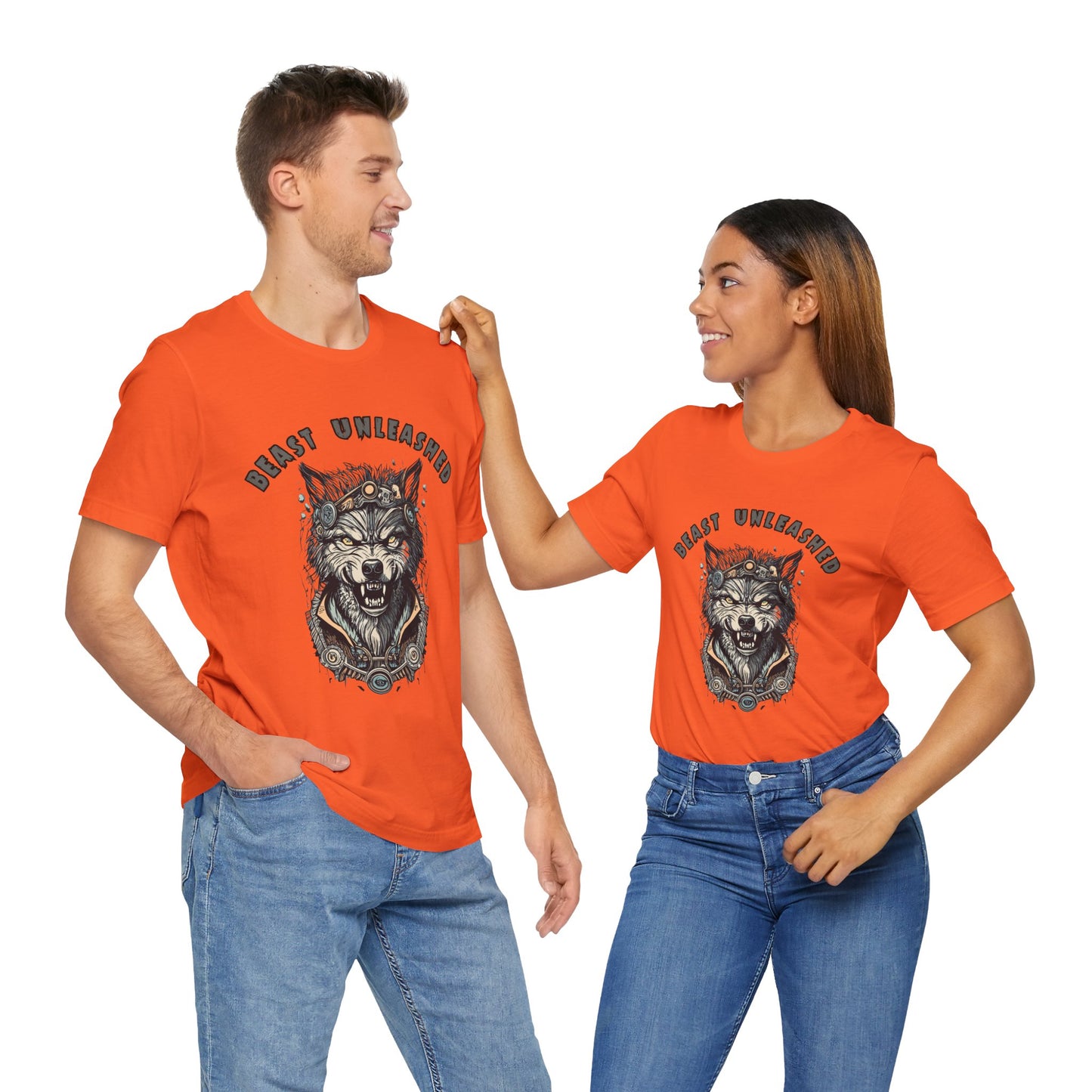 Dramatic Werewolf Transformation: Unleash the Beast T-Shirt | Halloween Vibes Tee