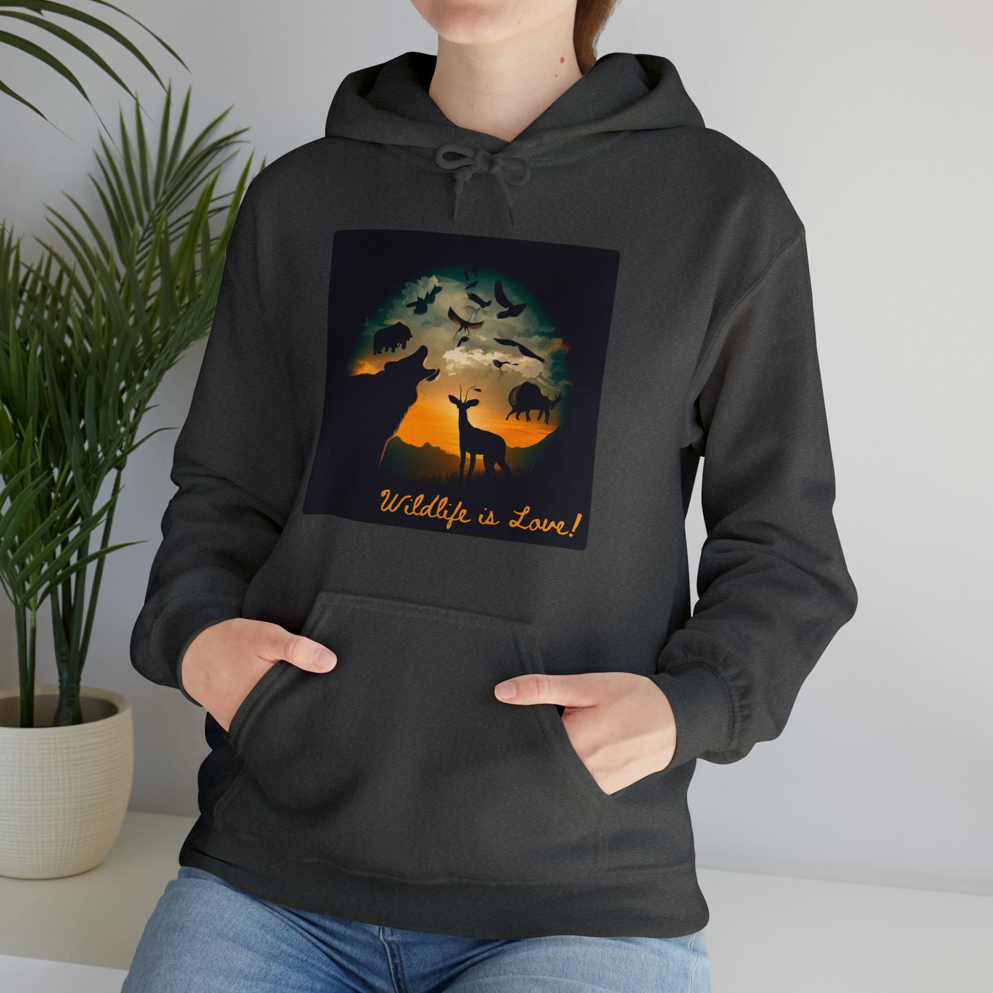 Nature's Companions: Wildlife Lover Unisex Hoodie | Creature Enthusiast Hoodies