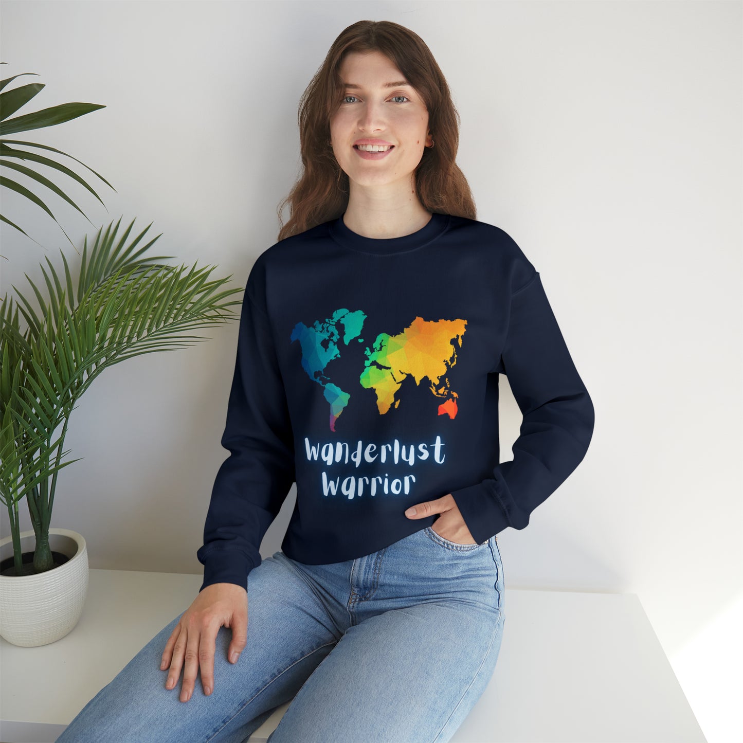 Explore, Wander, Conquer Sweatshirt | Wanderlust Warrior Sweatshirt