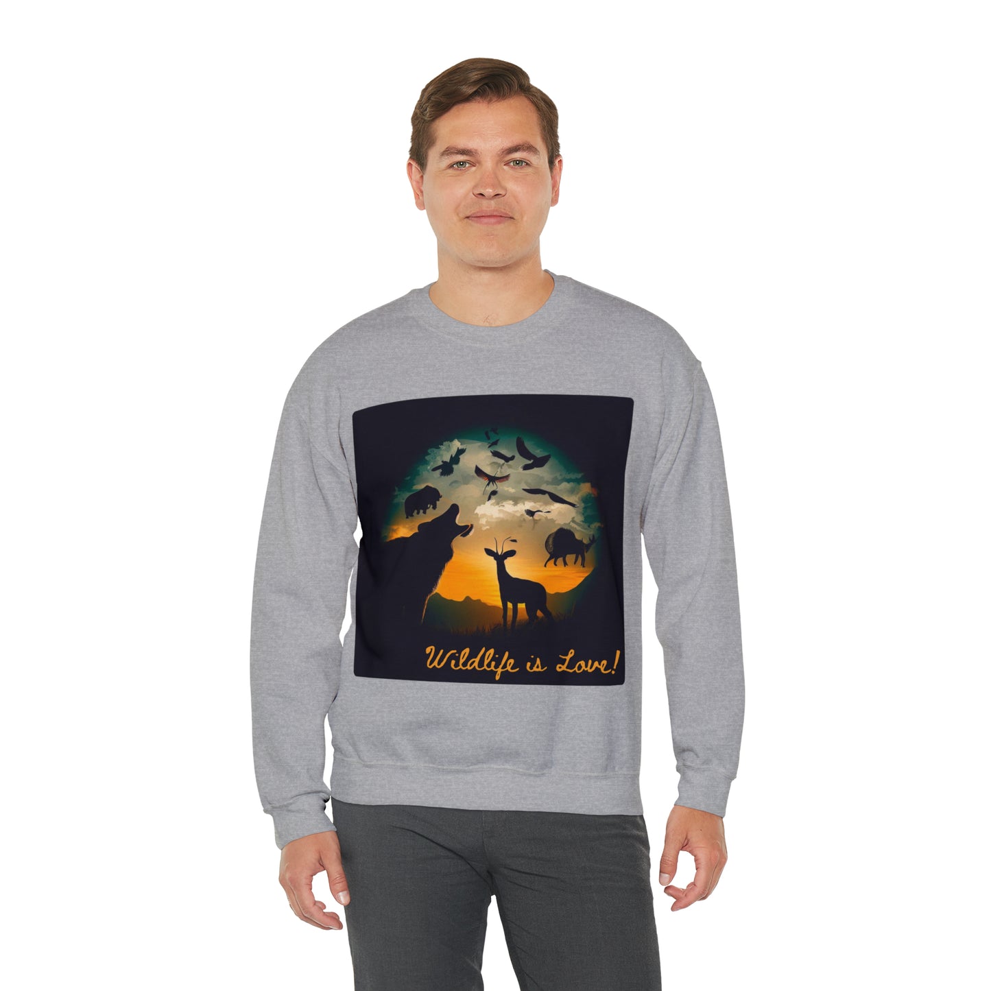 Nature's Companions Sweatshirt | Wildlife Lover Unisex Sweatshirt