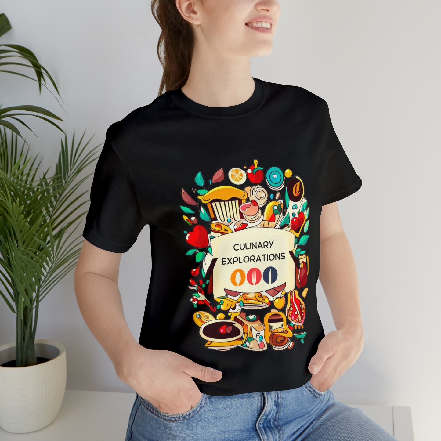 Culinary Explorations: Foodie Adventures Unisex Tee | Gourmet Journeys T-Shirts