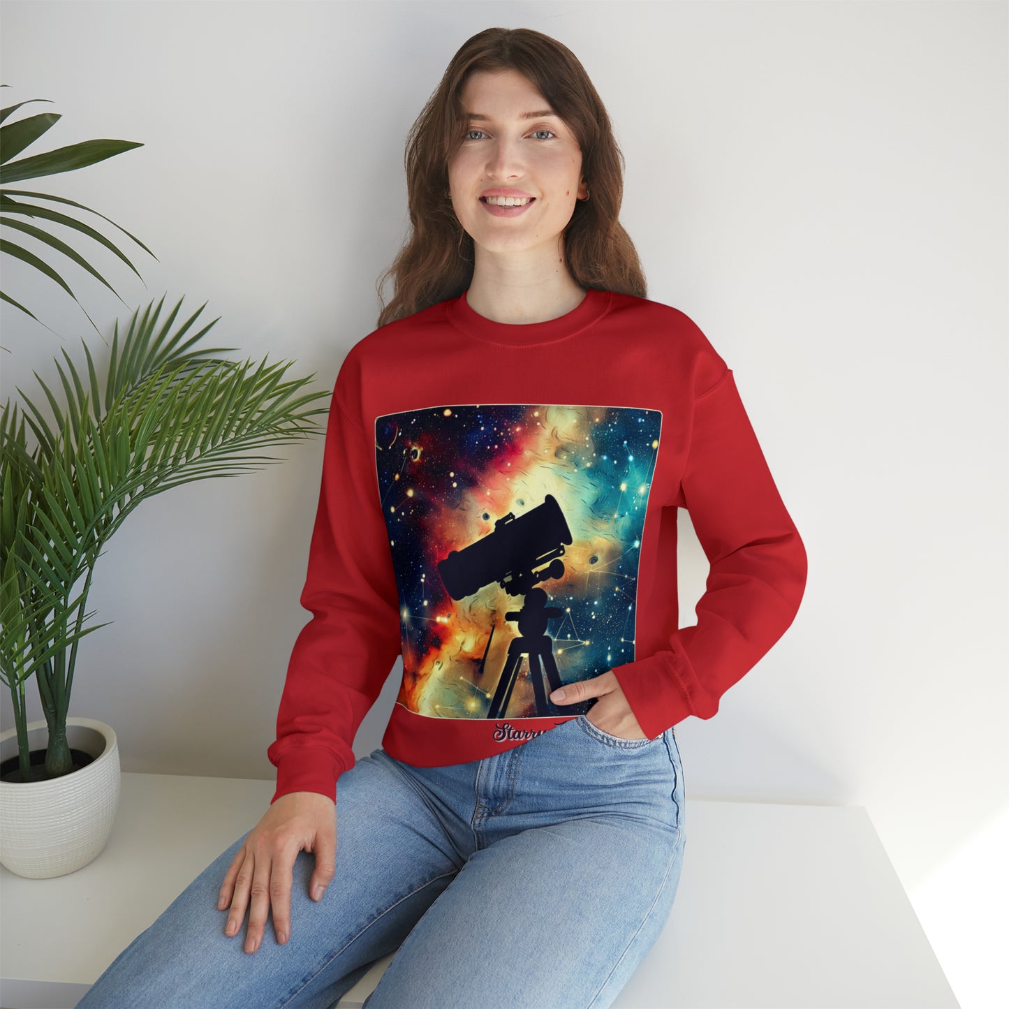 Starry Obsessions Sweatshirt | Astronomy Enthusiast Unisex Sweatshirt