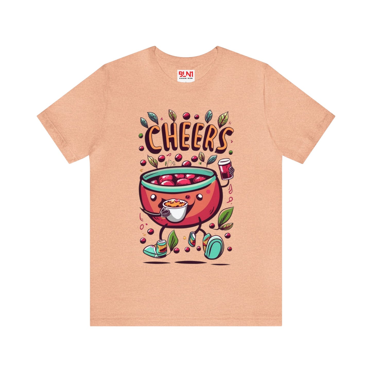 Cranberry Cheers: Thanksgiving Delight Unisex Tee | Festive Holiday T-Shirts by Be Like No One (BLN1) - The Store