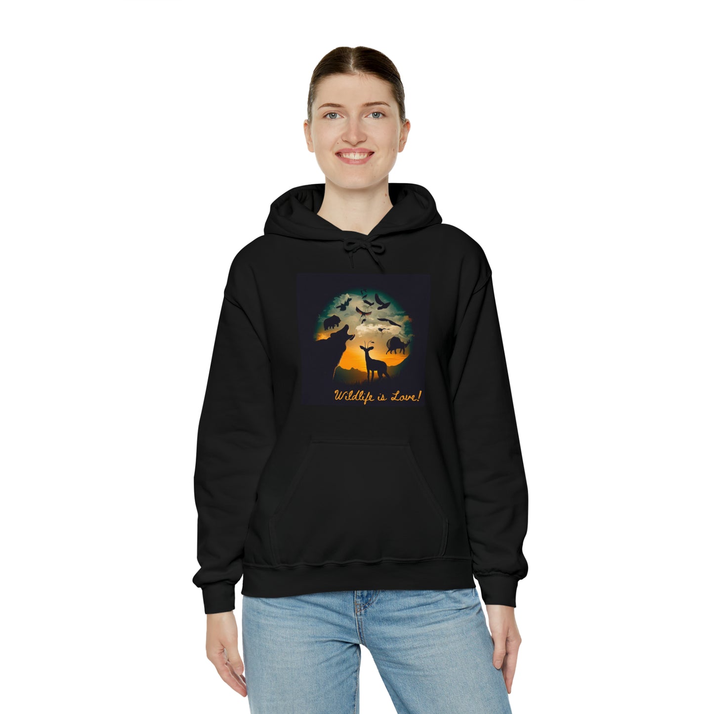 Nature's Companions: Wildlife Lover Unisex Hoodie | Creature Enthusiast Hoodies