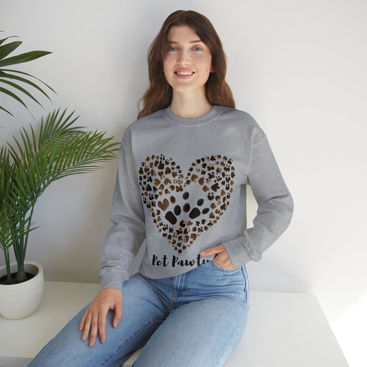 Paws and Play Sweatshirt | Pet Paw-ty Unisex Sweatshirt