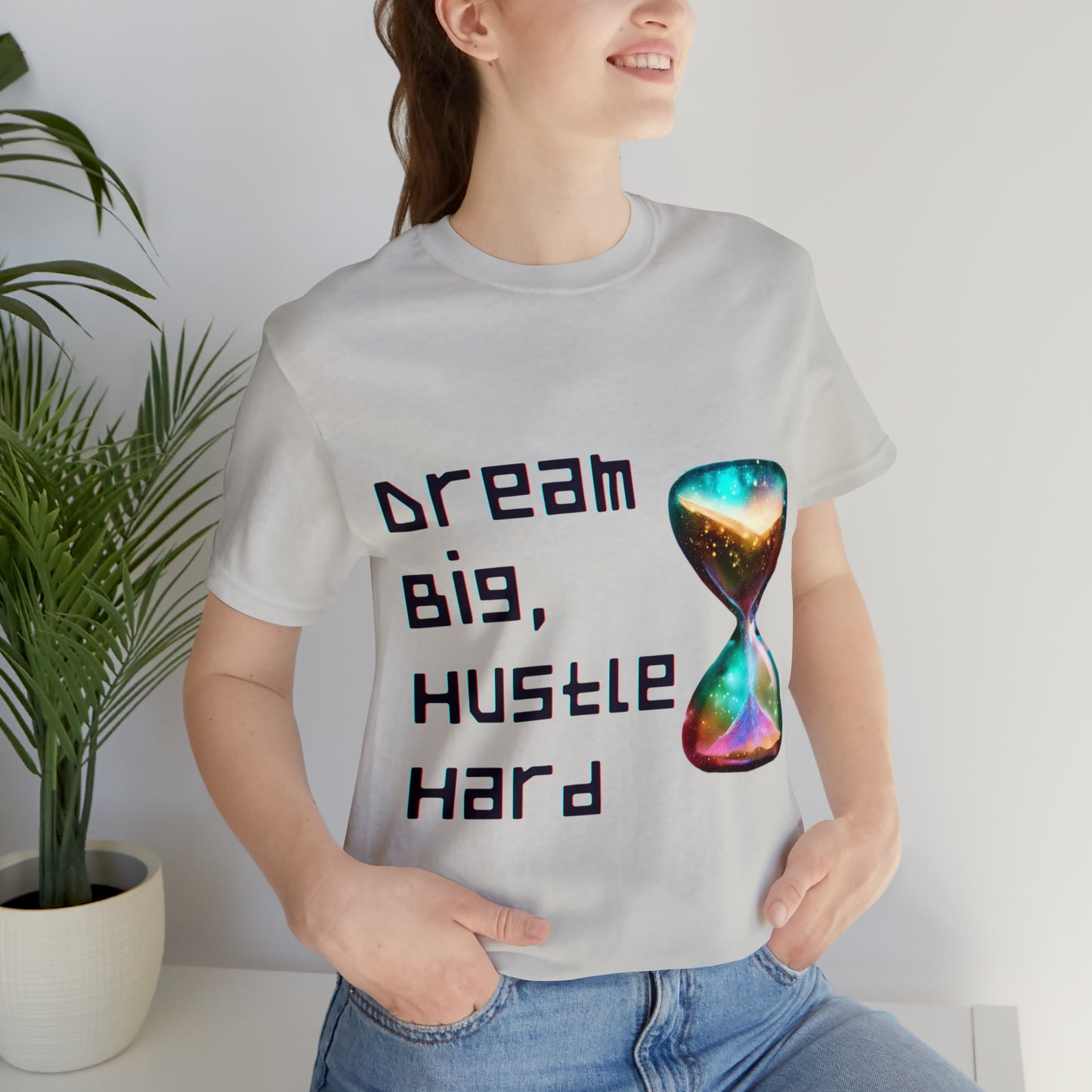 Achieve and Conquer: Dream Big, Hustle Hard Unisex Tee | Success Journey T-Shirts