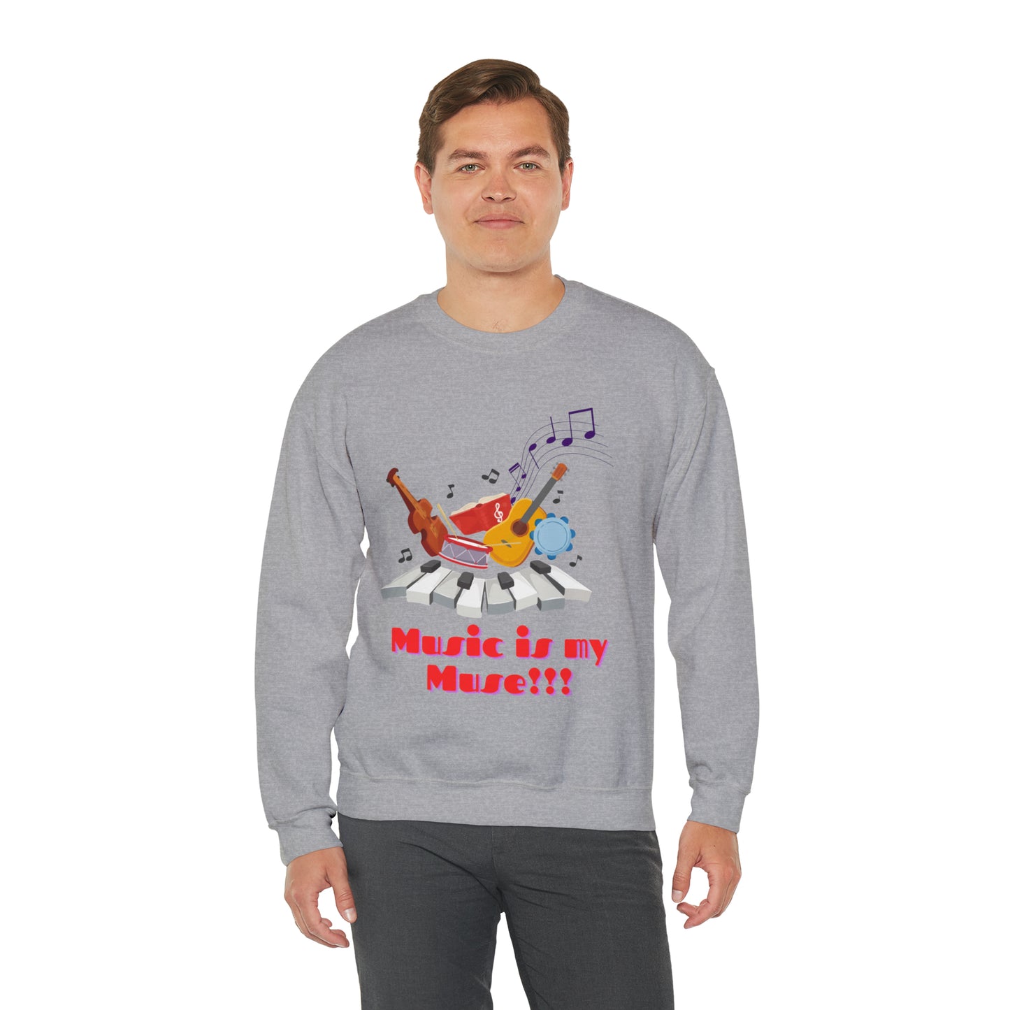 Harmonize with Melodic Magic Sweatshirt | Music is my Muse Sweatshirt