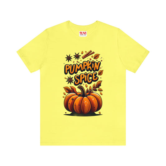 Pumpkin Spice Season: Cozy Autumn Unisex Tee | Harvest Comfort T-Shirts by Be Like No One (BLN1) - The Store