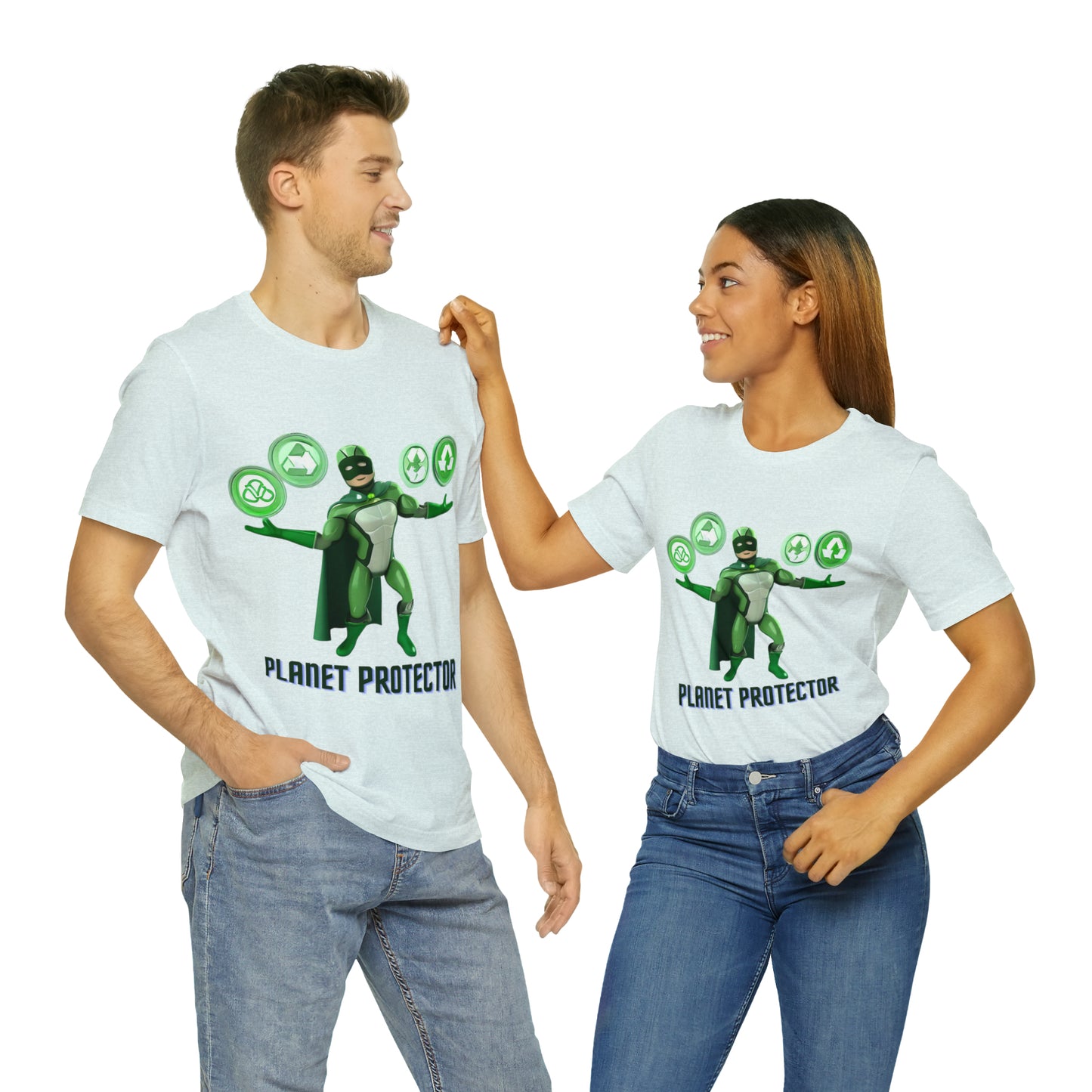 Earth's Guardian: Sustainable Superhero Unisex Tee | Champion of Sustainability T-Shirts