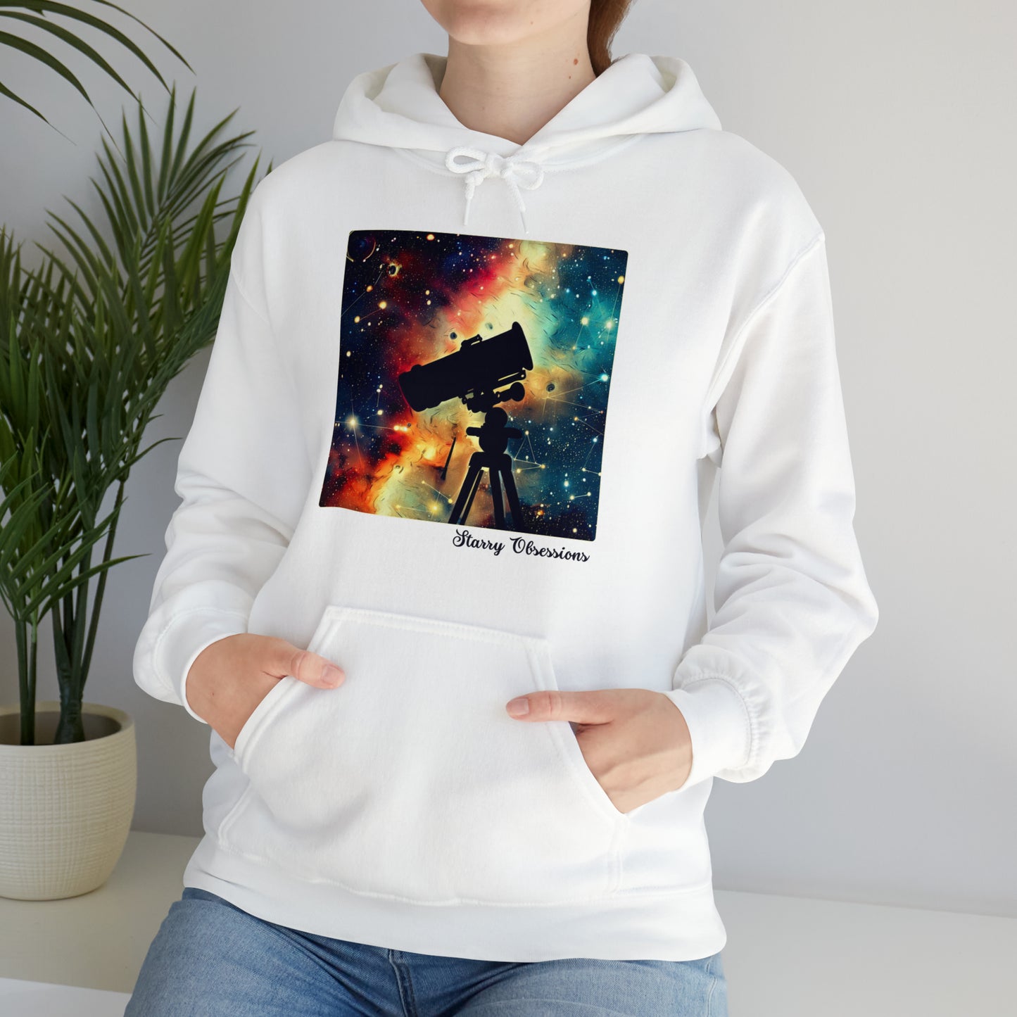 Starry Obsessions: Astronomy Enthusiast Unisex Hoodie | Galactic Explorer Hoodies